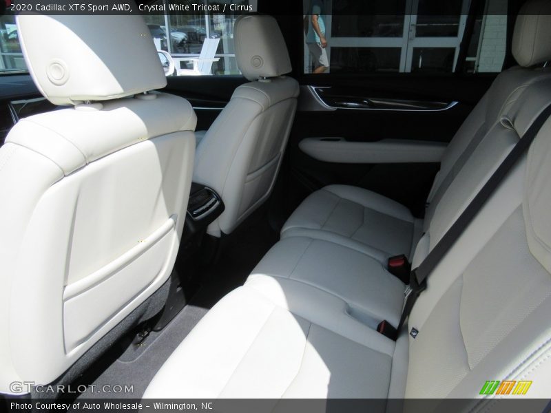 Crystal White Tricoat / Cirrus 2020 Cadillac XT6 Sport AWD