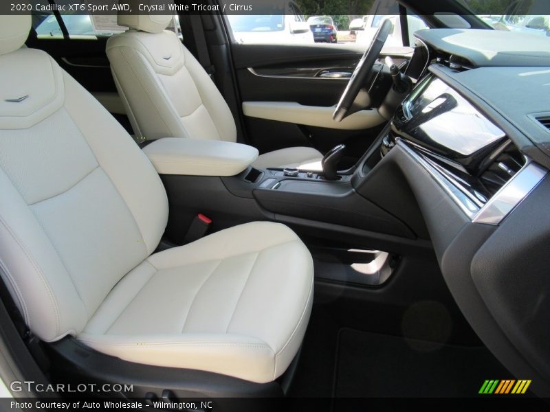 Crystal White Tricoat / Cirrus 2020 Cadillac XT6 Sport AWD