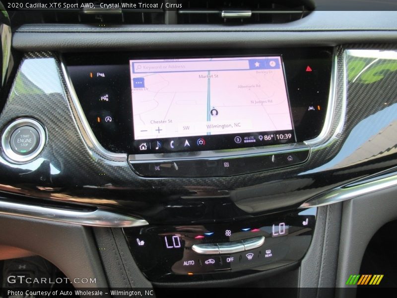 Crystal White Tricoat / Cirrus 2020 Cadillac XT6 Sport AWD