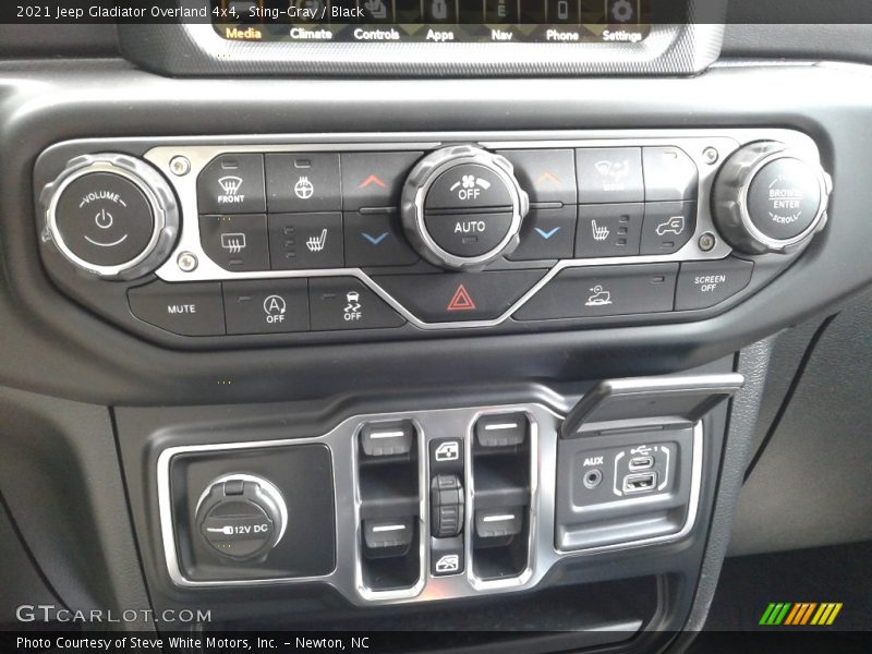 Controls of 2021 Gladiator Overland 4x4