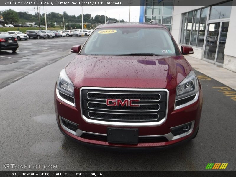 Crimson Red Tincoat / Dark Cashmere 2015 GMC Acadia SLT AWD