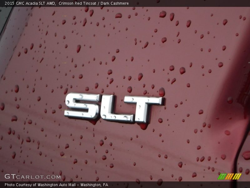 Crimson Red Tincoat / Dark Cashmere 2015 GMC Acadia SLT AWD