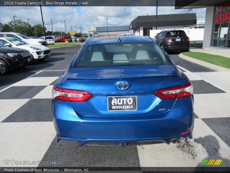 Blue Streak Metallic / Ash 2019 Toyota Camry SE