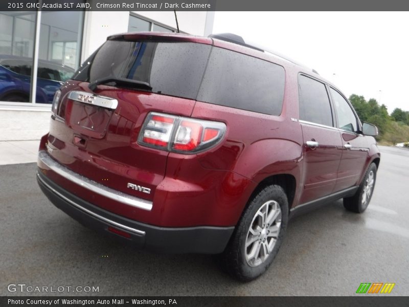 Crimson Red Tincoat / Dark Cashmere 2015 GMC Acadia SLT AWD