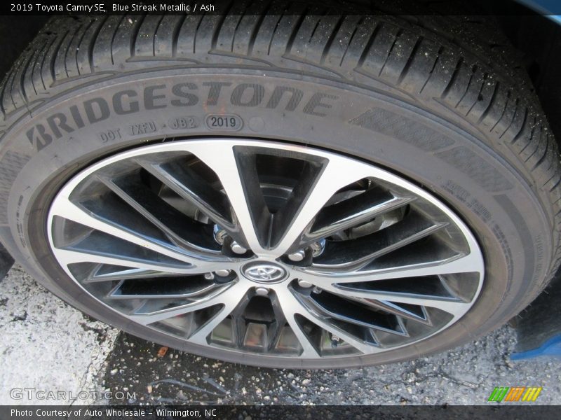 Blue Streak Metallic / Ash 2019 Toyota Camry SE