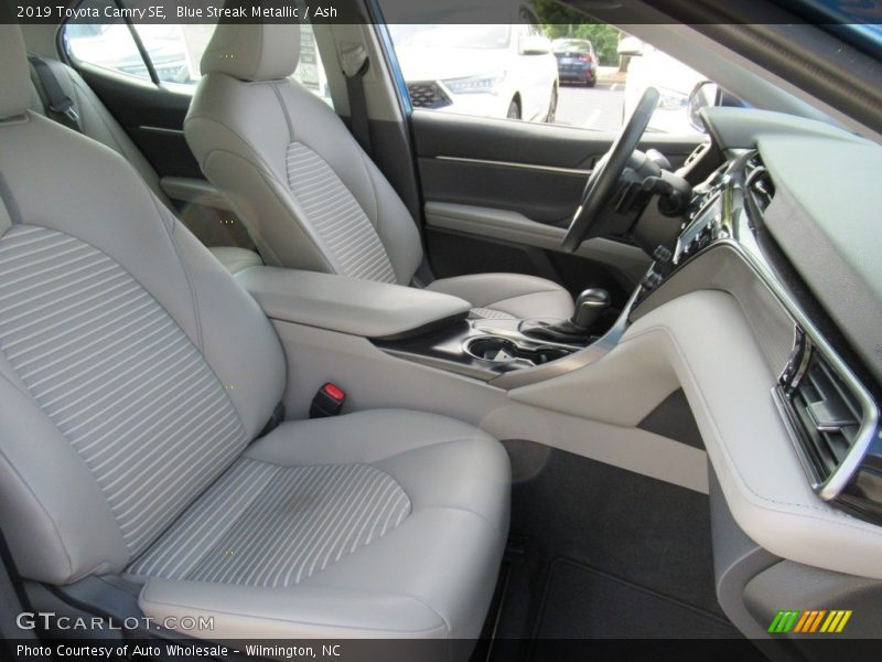 Blue Streak Metallic / Ash 2019 Toyota Camry SE