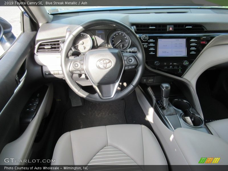 Blue Streak Metallic / Ash 2019 Toyota Camry SE