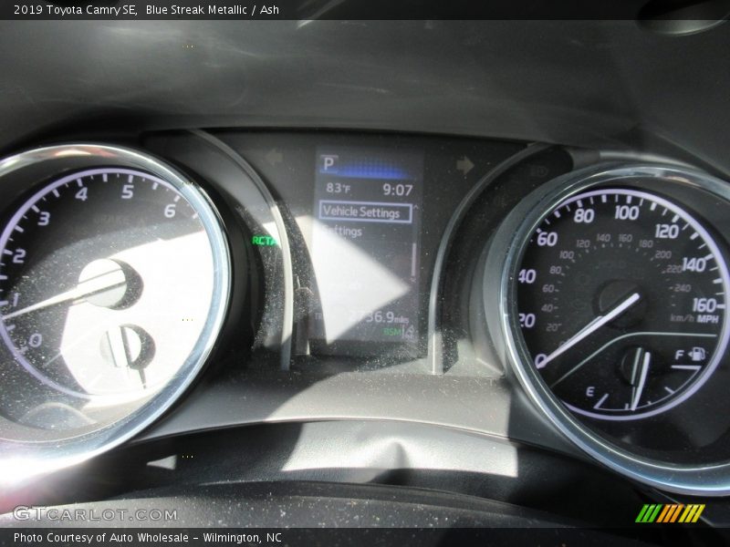Blue Streak Metallic / Ash 2019 Toyota Camry SE