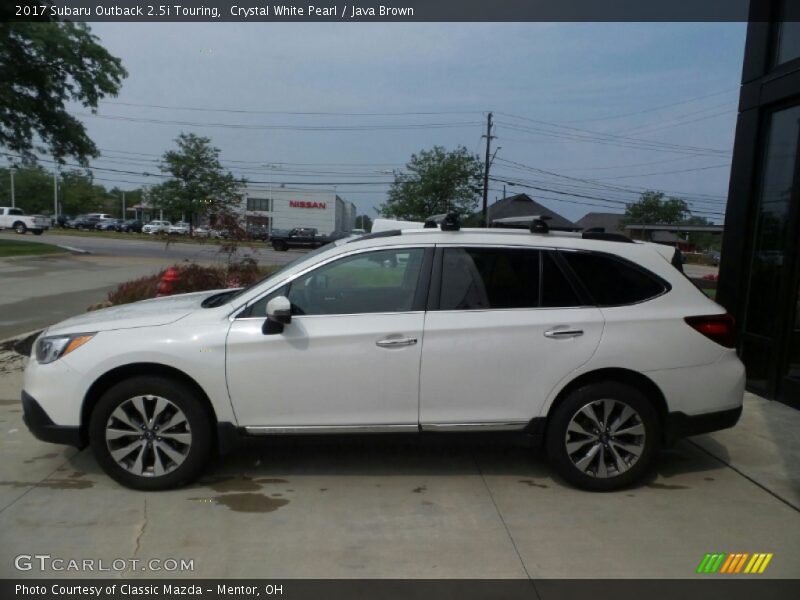 Crystal White Pearl / Java Brown 2017 Subaru Outback 2.5i Touring
