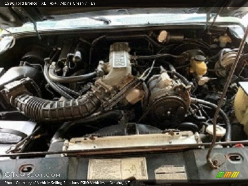 Alpine Green / Tan 1990 Ford Bronco II XLT 4x4