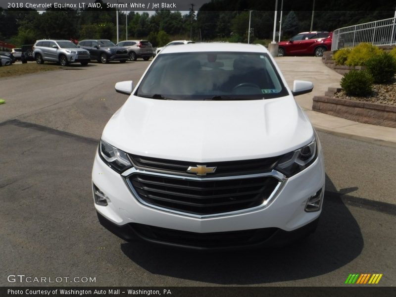 Summit White / Jet Black 2018 Chevrolet Equinox LT AWD