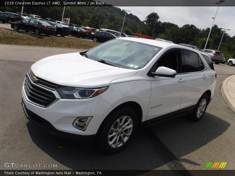 Summit White / Jet Black 2018 Chevrolet Equinox LT AWD