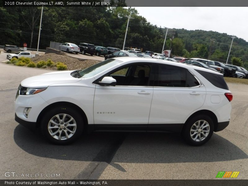 Summit White / Jet Black 2018 Chevrolet Equinox LT AWD