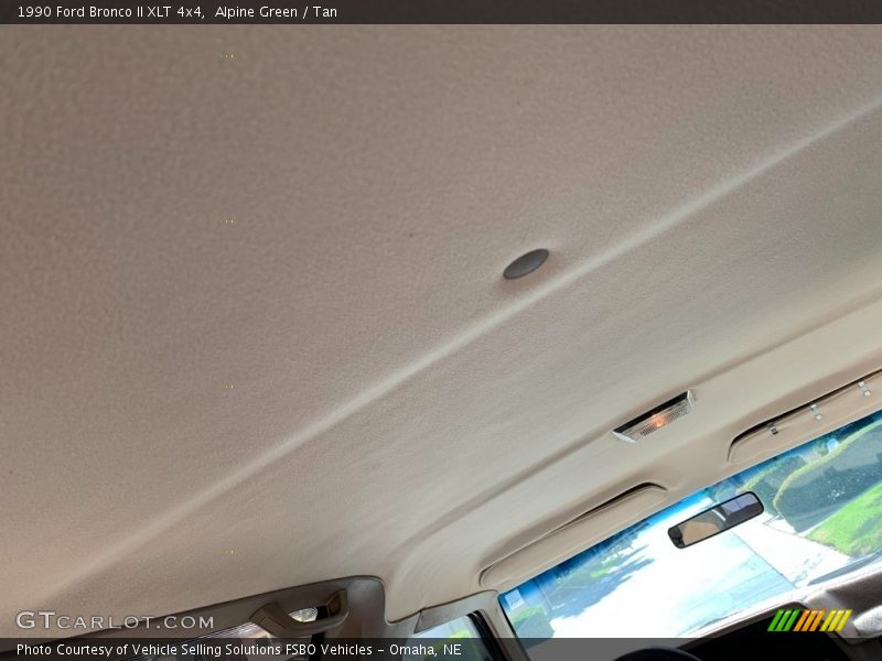 Alpine Green / Tan 1990 Ford Bronco II XLT 4x4
