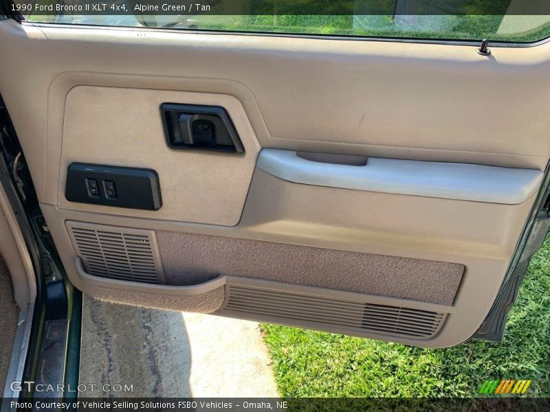 Alpine Green / Tan 1990 Ford Bronco II XLT 4x4