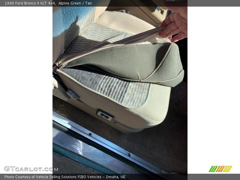 Alpine Green / Tan 1990 Ford Bronco II XLT 4x4
