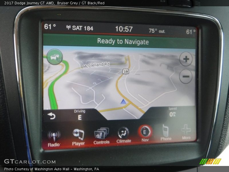 Navigation of 2017 Journey GT AWD