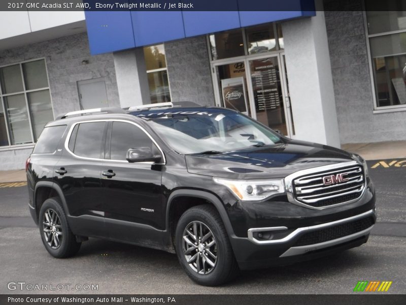 Ebony Twilight Metallic / Jet Black 2017 GMC Acadia SLT AWD