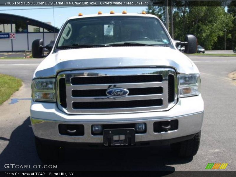 Oxford White / Medium Flint 2006 Ford F350 Super Duty Lariat FX4 Crew Cab 4x4