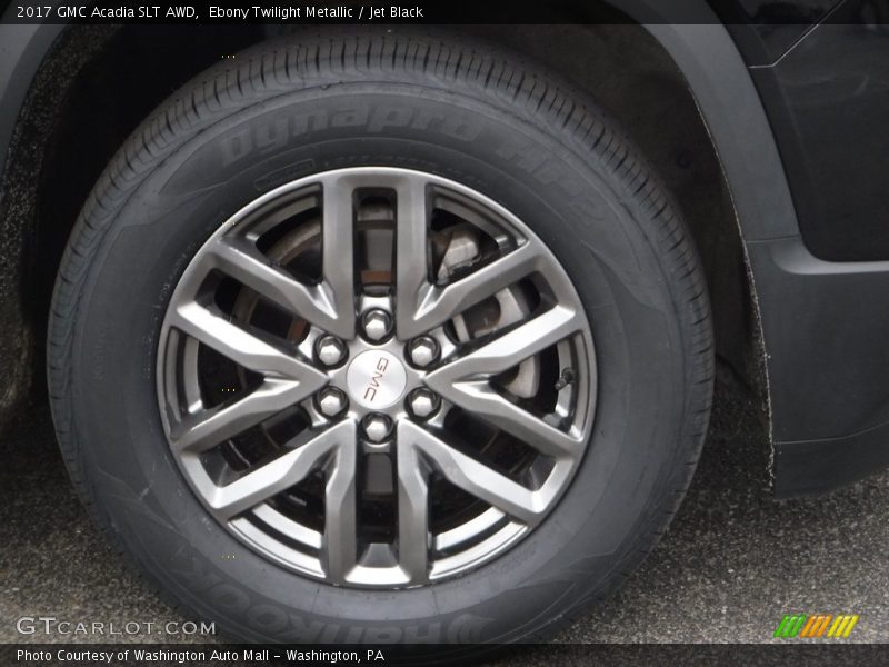 Ebony Twilight Metallic / Jet Black 2017 GMC Acadia SLT AWD