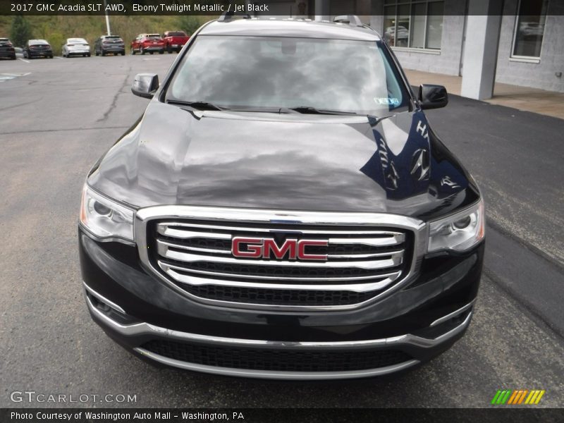 Ebony Twilight Metallic / Jet Black 2017 GMC Acadia SLT AWD