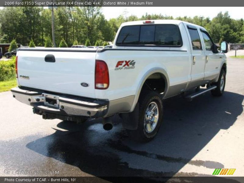Oxford White / Medium Flint 2006 Ford F350 Super Duty Lariat FX4 Crew Cab 4x4