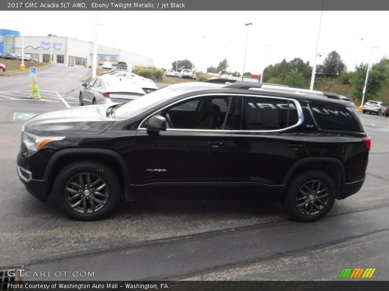 Ebony Twilight Metallic / Jet Black 2017 GMC Acadia SLT AWD