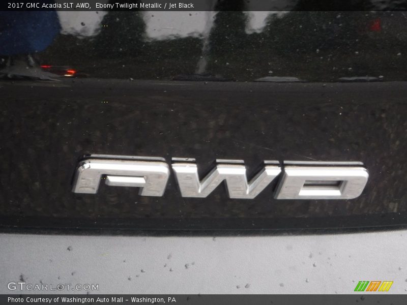 Ebony Twilight Metallic / Jet Black 2017 GMC Acadia SLT AWD