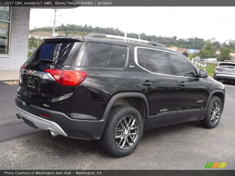 Ebony Twilight Metallic / Jet Black 2017 GMC Acadia SLT AWD