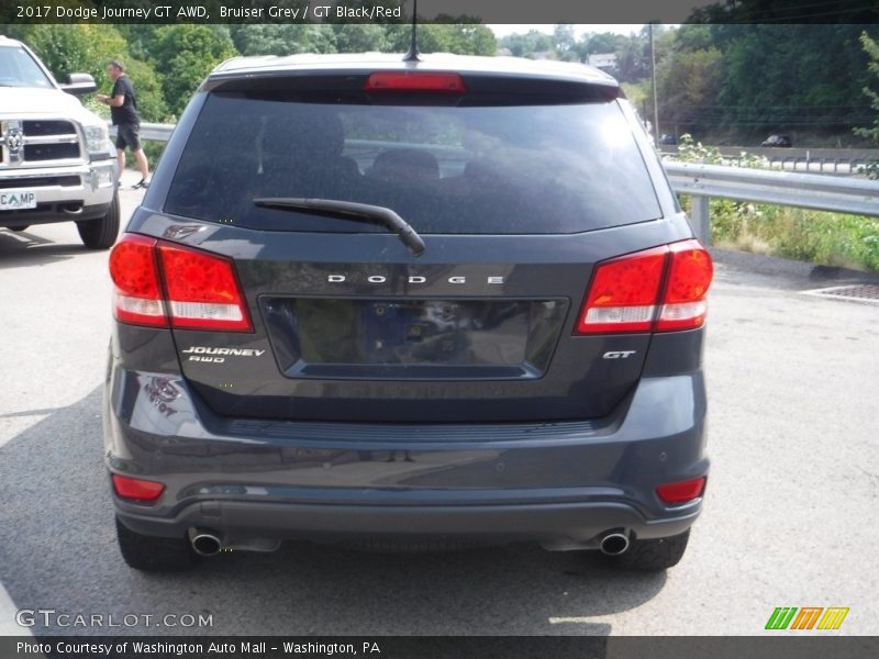 Bruiser Grey / GT Black/Red 2017 Dodge Journey GT AWD