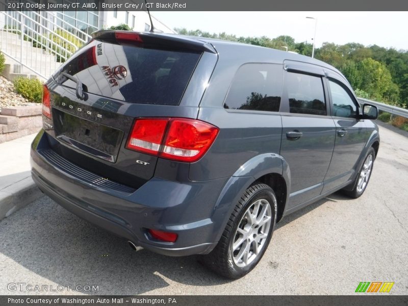Bruiser Grey / GT Black/Red 2017 Dodge Journey GT AWD