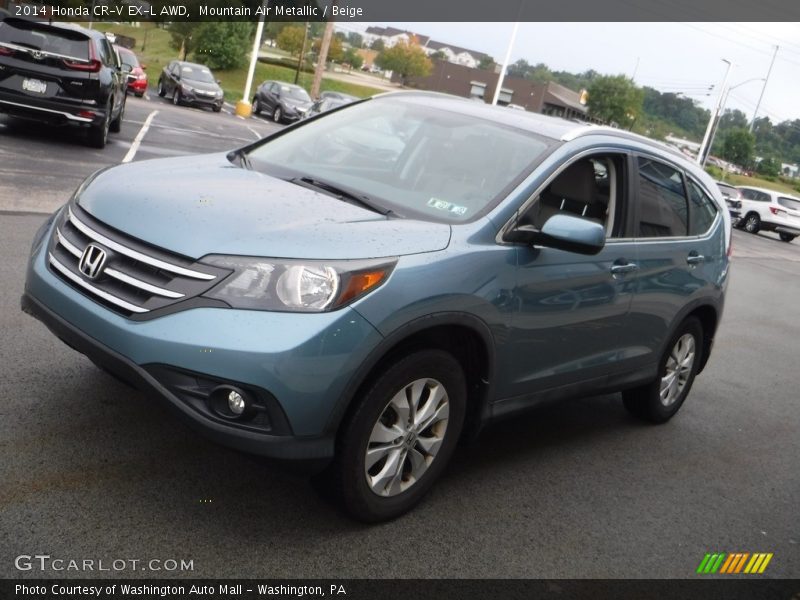 Mountain Air Metallic / Beige 2014 Honda CR-V EX-L AWD