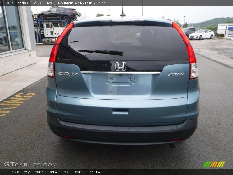 Mountain Air Metallic / Beige 2014 Honda CR-V EX-L AWD