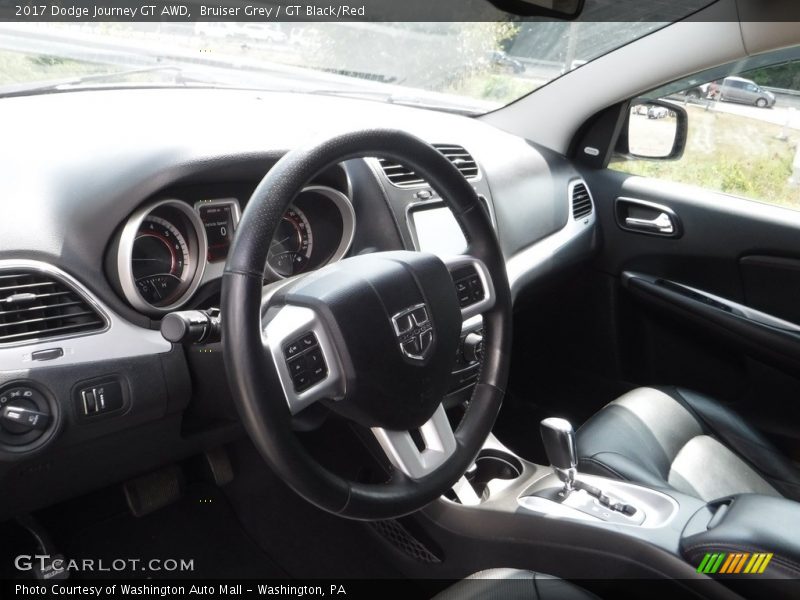 Bruiser Grey / GT Black/Red 2017 Dodge Journey GT AWD
