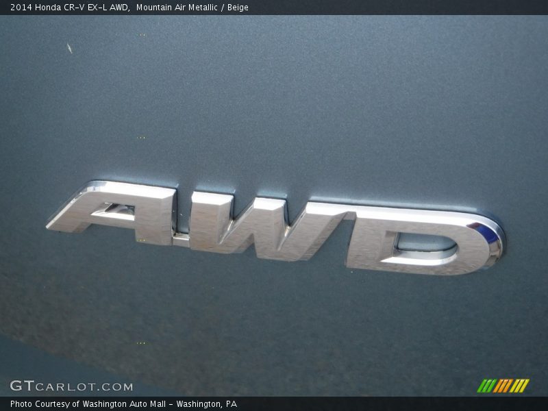 Mountain Air Metallic / Beige 2014 Honda CR-V EX-L AWD