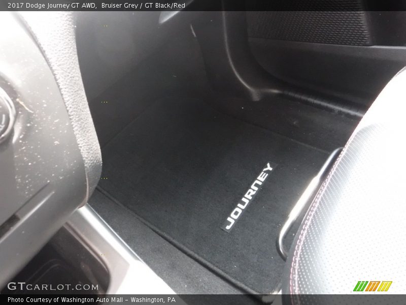 Bruiser Grey / GT Black/Red 2017 Dodge Journey GT AWD