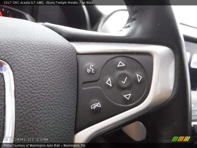Ebony Twilight Metallic / Jet Black 2017 GMC Acadia SLT AWD