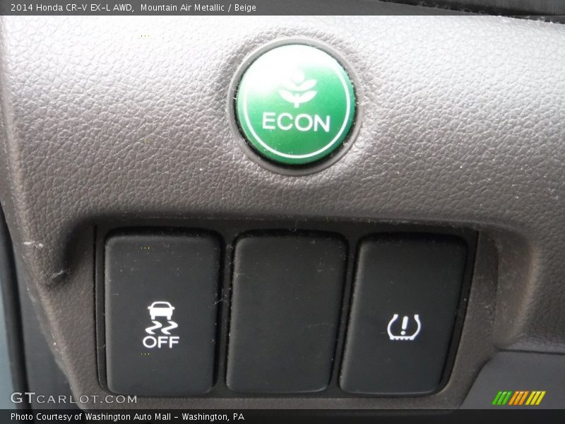 Mountain Air Metallic / Beige 2014 Honda CR-V EX-L AWD