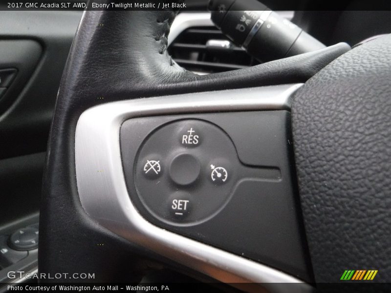 Ebony Twilight Metallic / Jet Black 2017 GMC Acadia SLT AWD