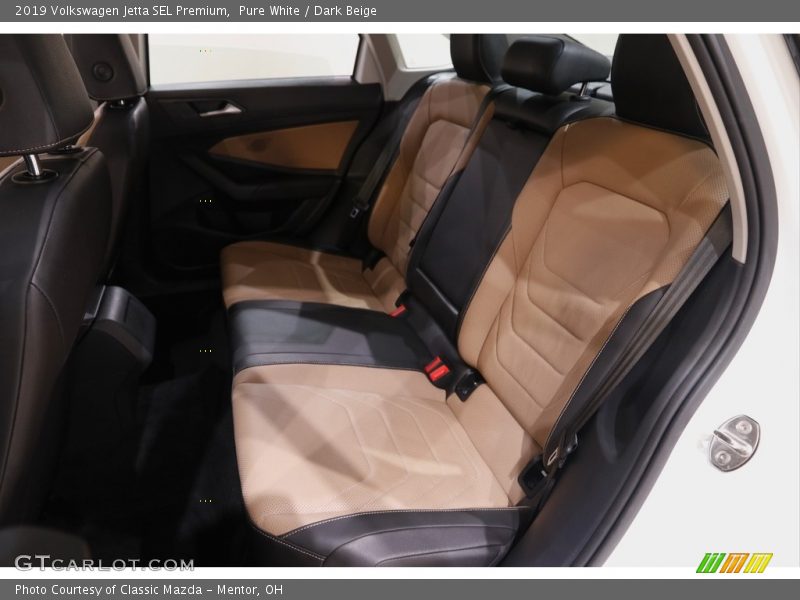 Pure White / Dark Beige 2019 Volkswagen Jetta SEL Premium