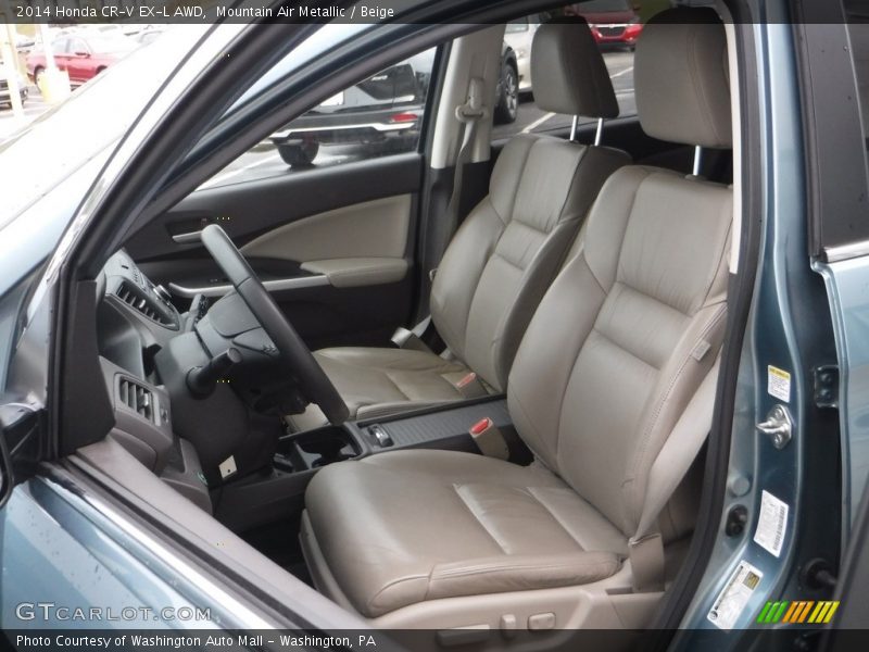 Mountain Air Metallic / Beige 2014 Honda CR-V EX-L AWD