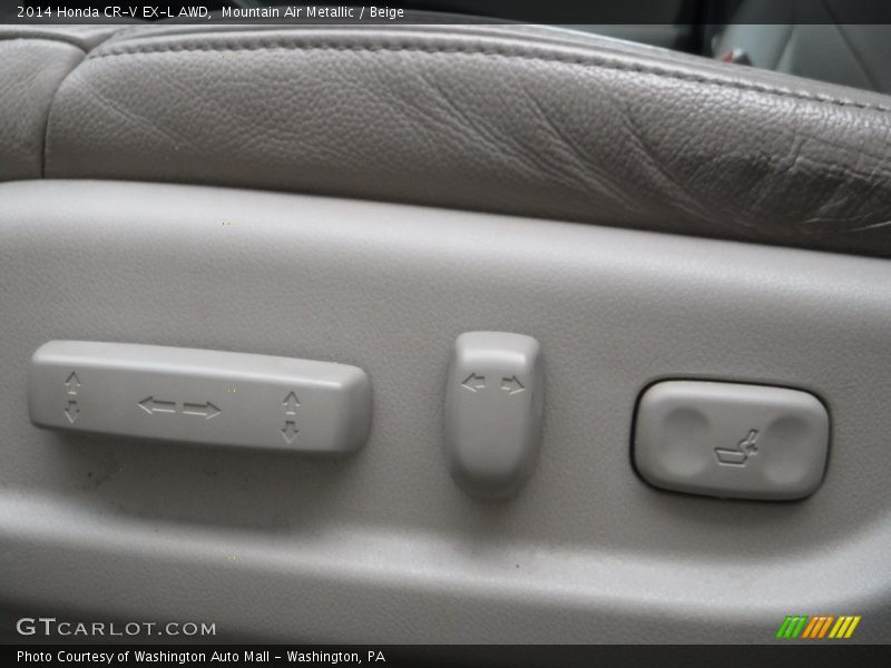 Mountain Air Metallic / Beige 2014 Honda CR-V EX-L AWD