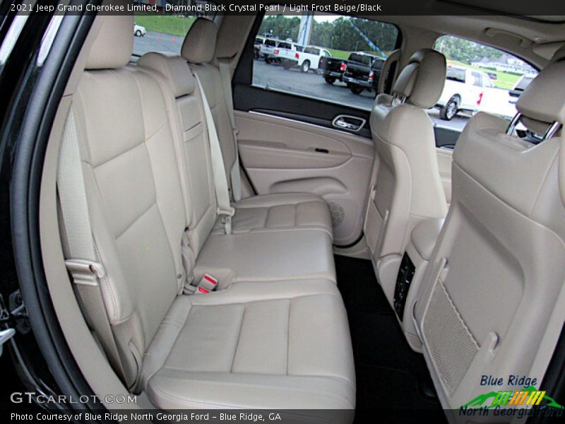 Diamond Black Crystal Pearl / Light Frost Beige/Black 2021 Jeep Grand Cherokee Limited
