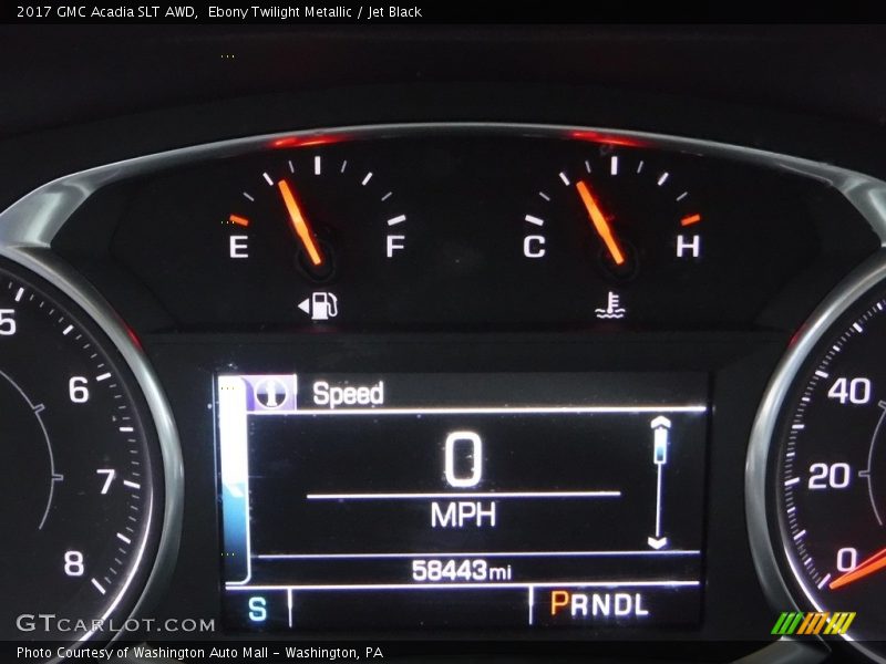 Ebony Twilight Metallic / Jet Black 2017 GMC Acadia SLT AWD