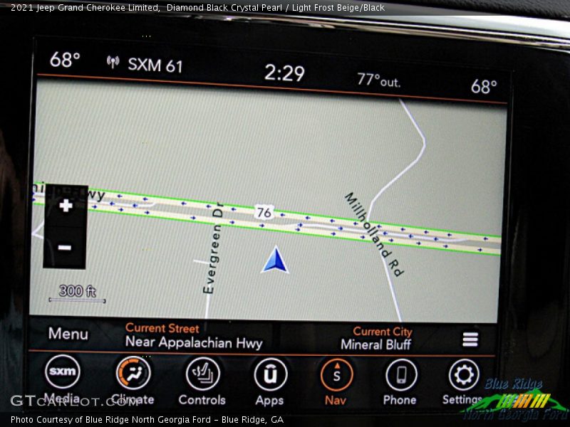 Diamond Black Crystal Pearl / Light Frost Beige/Black 2021 Jeep Grand Cherokee Limited