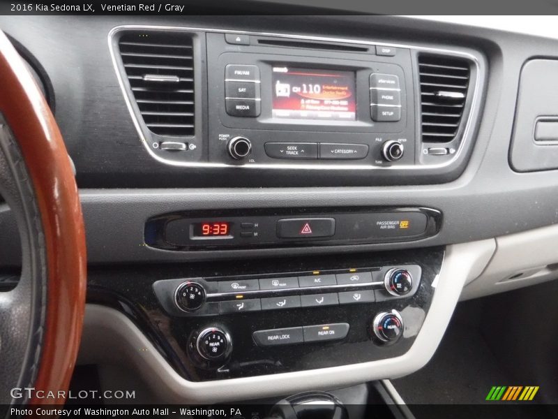 Venetian Red / Gray 2016 Kia Sedona LX