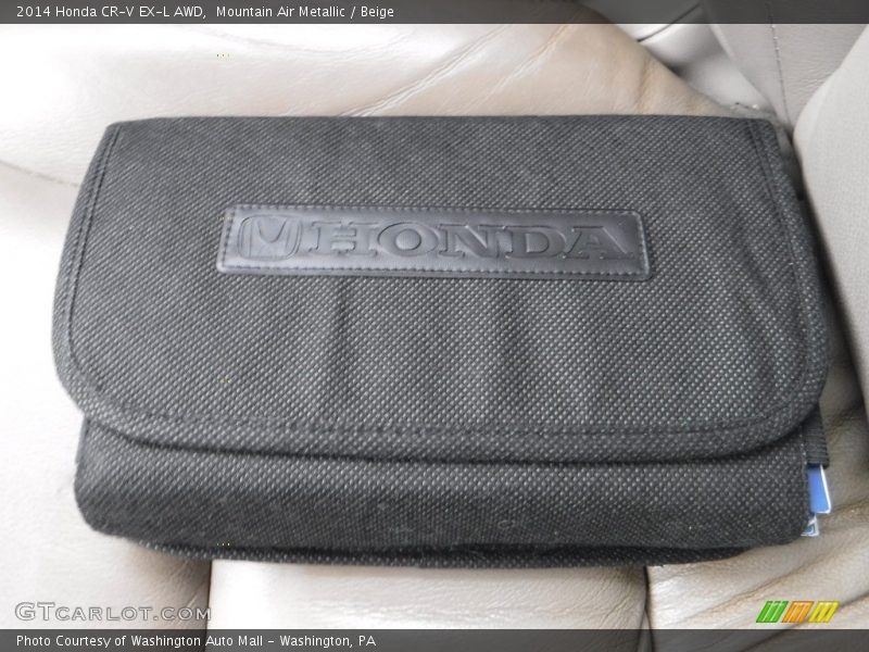 Mountain Air Metallic / Beige 2014 Honda CR-V EX-L AWD