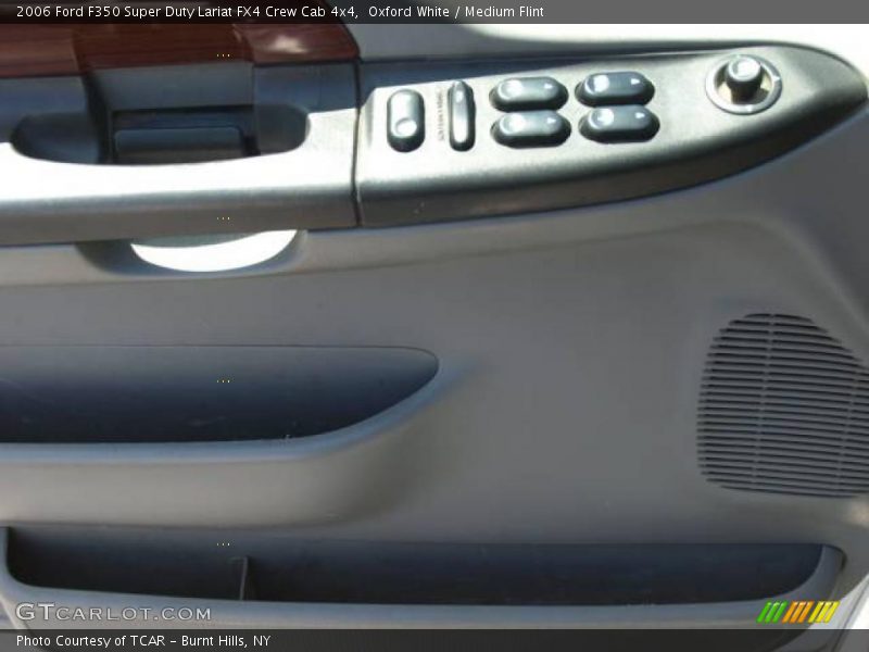 Oxford White / Medium Flint 2006 Ford F350 Super Duty Lariat FX4 Crew Cab 4x4