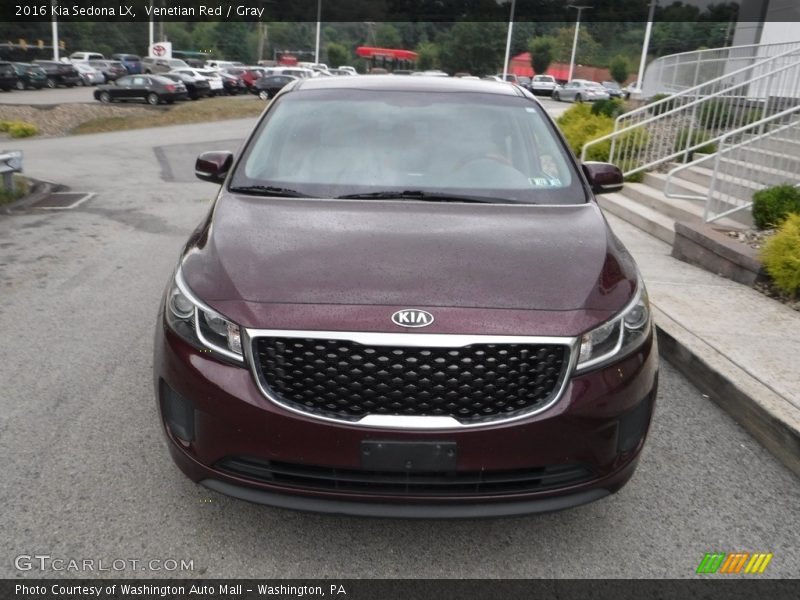 Venetian Red / Gray 2016 Kia Sedona LX