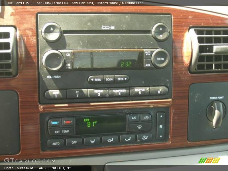 Oxford White / Medium Flint 2006 Ford F350 Super Duty Lariat FX4 Crew Cab 4x4